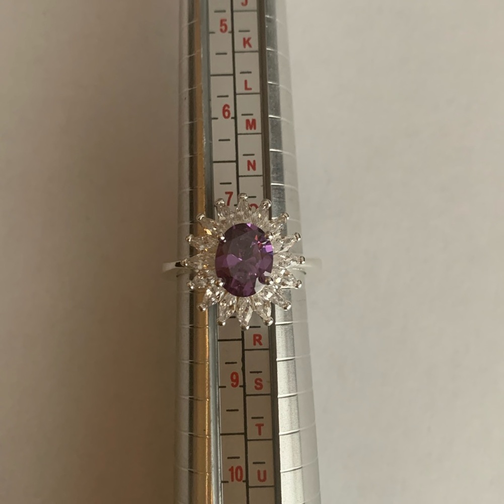 Simulated Amethyst Ring-NWOT